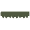 Bordure de Pelouse 10 pcs 103 x 25 cm métal Vert olive 617482617482