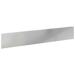 Bordure de Pelouse 30 pcs 100 x 18 cm Acier Argenté 617483617483
