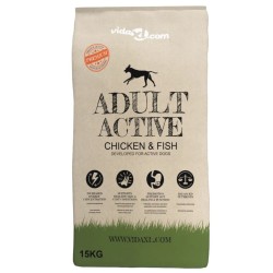 Nourriture sèche pour chiens Adult Active Chicken & Fish 15 kg 617490617490