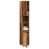 Armoire de salle de bain vieux bois 30x30x190cm bois ingénierie 617493617493