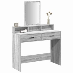 Table de Toilette avec tiroir Gris Sonoma 100 x 41 x 140 cm 617495617495