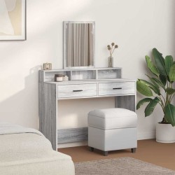 Table de Toilette avec tiroir Gris Sonoma 100 x 41 x 140 cm 617495617495