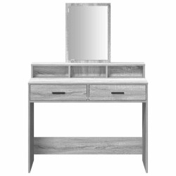 Table de Toilette avec tiroir Gris Sonoma 100 x 41 x 140 cm 617495617495