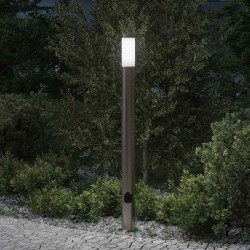 Borne lumineuse avec sortie 110 cm en acier inoxydable IP44 617497617497