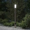 Borne lumineuse avec sortie 110 cm en acier inoxydable IP44 617497617497