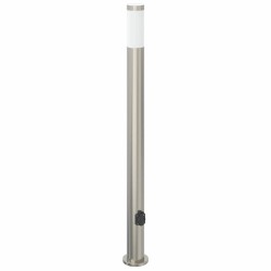 Borne lumineuse avec sortie 110 cm en acier inoxydable IP44 617497617497