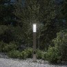 Borne lumineuse avec sortie 80 cm en acier inoxydable IP44 617498617498