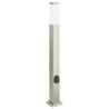 Borne lumineuse avec sortie 80 cm en acier inoxydable IP44 617498617498