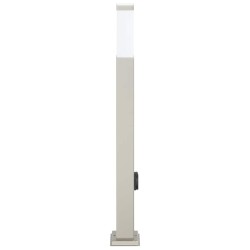 Borne lumineuse avec sortie 80 cm en acier inoxydable IP44 617498617498
