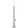 Borne lumineuse avec sortie 80 cm en acier inoxydable IP44 617498617498