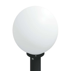 Bornes lumineuses avec détecteur et prise lot de 3 120 cm noir IP44 617499617499