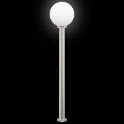 Bornes lumineuses avec détecteur lot de 3 120 cm acier inoxydable IP44 617502617502