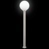 Bornes lumineuses avec détecteur lot de 3 120 cm acier inoxydable IP44 617502617502