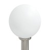 Bornes lumineuses avec détecteur lot de 3 120 cm acier inoxydable IP44 617502617502