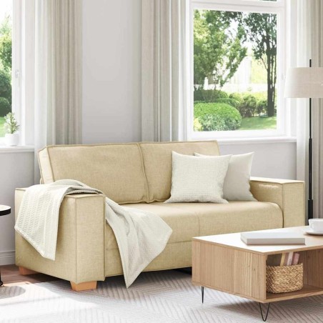 Canapé 2 places Crème 180x78x84 cm Tissu 617504617504