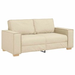 Canapé 2 places Crème 180x78x84 cm Tissu 617504617504
