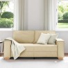 Canapé 2 places Crème 180x78x84 cm Tissu 617504617504