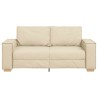 Canapé 2 places Crème 180x78x84 cm Tissu 617504617504