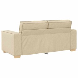 Canapé 2 places Crème 180x78x84 cm Tissu 617504617504