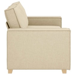 Canapé 2 places Crème 180x78x84 cm Tissu 617504617504