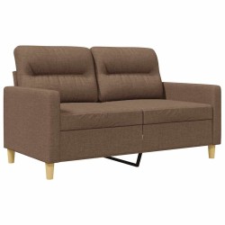 Canapé à 2 places Marron 120 cm Tissu 617505617505