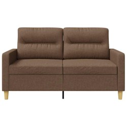 Canapé à 2 places Marron 120 cm Tissu 617505617505