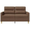 Canapé à 2 places Marron 120 cm Tissu 617505617505