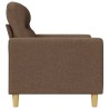 Canapé à 2 places Marron 120 cm Tissu 617505617505