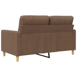 Canapé à 2 places Marron 120 cm Tissu 617505617505