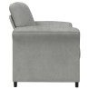 Canapé 1 place Gris clair 88 x 83 x 95 cm Velours 617506617506