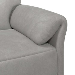 Canapé 1 place Gris clair 88 x 83 x 95 cm Velours 617506617506