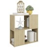 Bibliothèque Chêne sonoma 60x24x63 cm bois d'ingénierie 617507617507