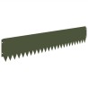 Bordure de Pelouse 10 pcs 103 x 20 cm Acier Vert olive 617509617509