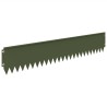 Bordure de Pelouse 10 pcs 103 x 20 cm Acier Vert olive 617509617509