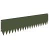 Bordure de Pelouse 10 pcs 103 x 25 cm Acier Vert olive 617511617511