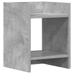 Support de Plante Gris Béton 30 x 30 x 40 cm Bois d’ingénierie 617513617513
