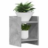 Support de Plante Gris Béton 30 x 30 x 40 cm Bois d’ingénierie 617513617513