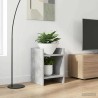 Support de Plante Gris Béton 30 x 30 x 40 cm Bois d’ingénierie 617513617513