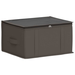 Boîte de rangement avec fenêtre transparente Gris Tissu intissé 617518617518