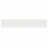 Bordure de Pelouse 30 pcs 103 x 20 cm Acier Blanc 617519617519