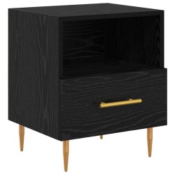 Table de chevet Noir 40 x 35 x 47,5 cm Bois d'ingénierie 617520617520