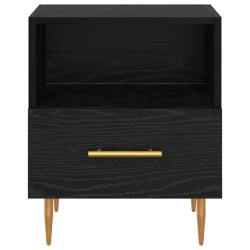 Table de chevet Noir 40 x 35 x 47,5 cm Bois d'ingénierie 617520617520