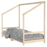 Cadre de lit pour enfants 90x200 cm bois de pin massif 617521617521