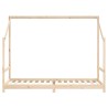 Cadre de lit pour enfants 90x200 cm bois de pin massif 617521617521