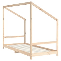 Cadre de lit pour enfants 90x200 cm bois de pin massif 617521617521