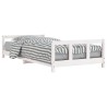 Cadre de lit pour enfants blanc 90x190 cm bois de pin massif 617522617522