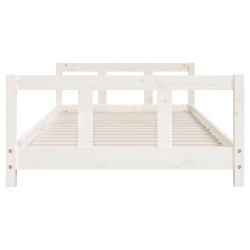 Cadre de lit pour enfants blanc 90x190 cm bois de pin massif 617522617522