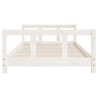 Cadre de lit pour enfants blanc 90x190 cm bois de pin massif 617522617522