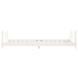 Cadre de lit pour enfants blanc 90x190 cm bois de pin massif 617522617522