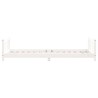 Cadre de lit pour enfants blanc 90x190 cm bois de pin massif 617522617522